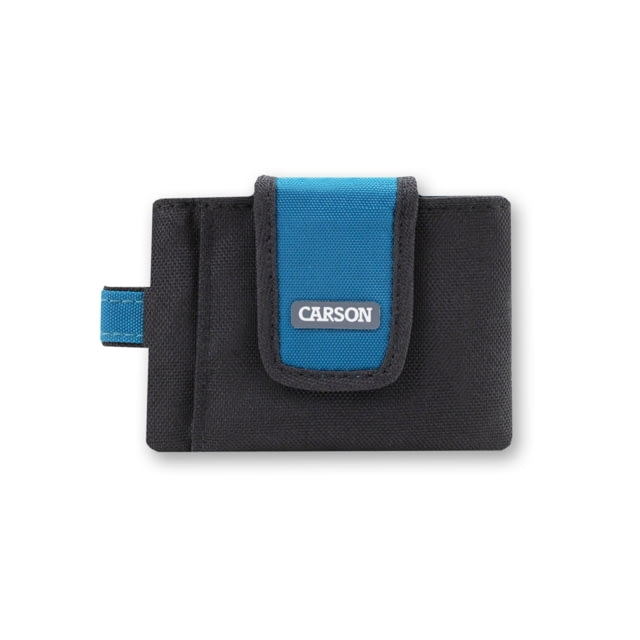 Carson Compact Travel Wallet Black/Blue - Carson