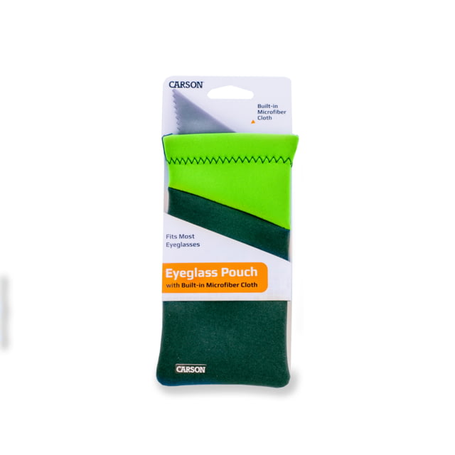 Carson Eyeglasses Microfiber Lens Cloth in Pouch Lime 4.3 x 0.5 x 6.9 in