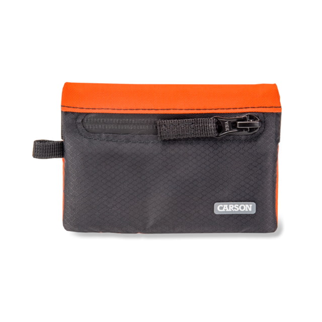 Carson Floating Wallet Black/Orange 4.5X.7X3.4 - Carson