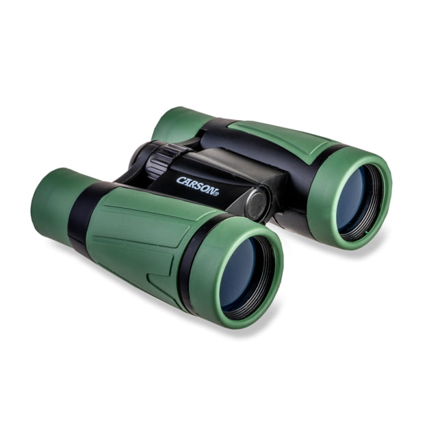 Carson Hawk Kids 30mm Beginner Field Roof Binoculars Matte Green - Carson