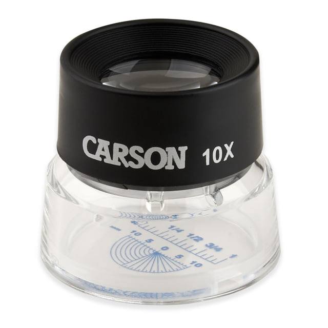 Carson LumiLoupe 10x Stand Magnifier with Reticle - Carson