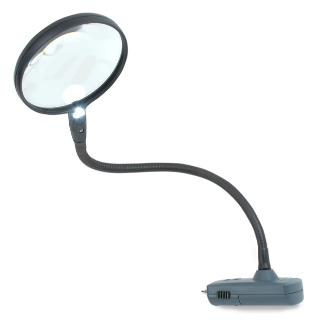 Carson MagniFlex LED Lighted Flexible Magnifier w/ Table Clamp and Power Adapter - Carson