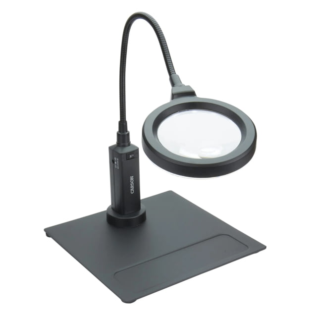 Carson MagniFlexPro 2x LED Lighted Magnifier Loupe w/ 4x Spot Lens Black - Carson