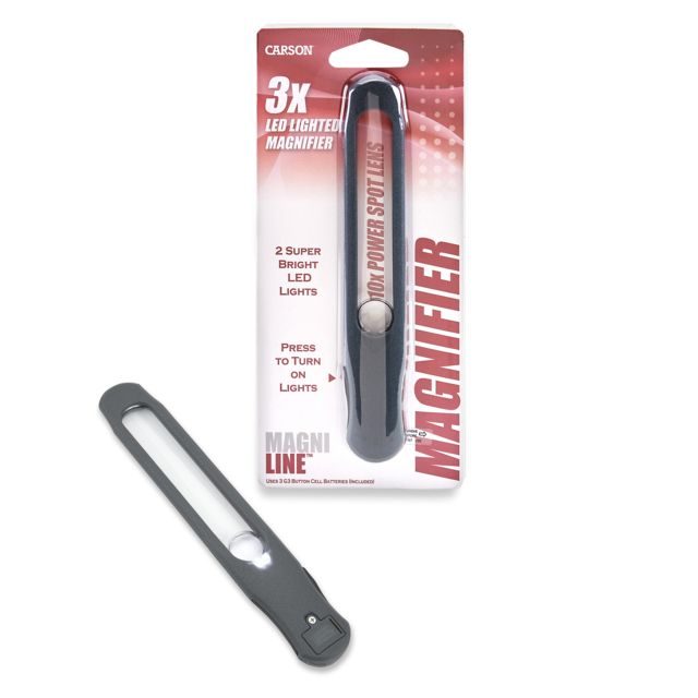 Carson MagniLine Handheld Illuminated Magnifier - Carson