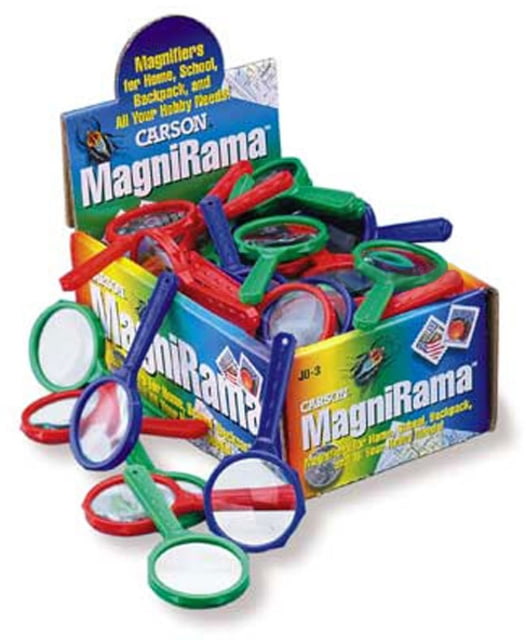 Carson MagniRama Child Magnifying Glasses, Green/Orange/Yellow JD-3 by USA Carson Magnifiers