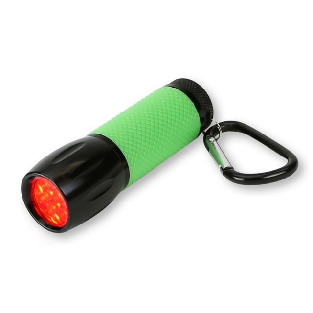 Carson Optical RedSite Light 3 AAA Red LED FlashlightNeon Green - Carson