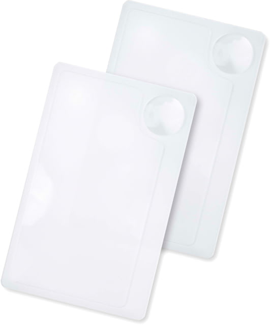 Carson Optical  Credit Card Sized Magnifier with Spot Lens Clear 2.1 in x 0.1 in x 3.4 in - Carson Optical