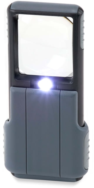 Carson  MiniBrite 5x Power Slide-Out Pocket Magnifier LoupeGrey - Carson