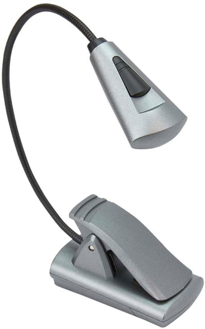 Carson Ultra-Bright Fully Adjustable 6 LED Book Light Grey - Carson