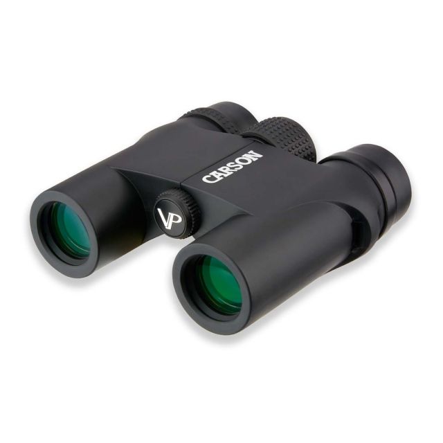 Carson VP Series 10x25mm Roof Prism Binoculars Matte Black - Carson