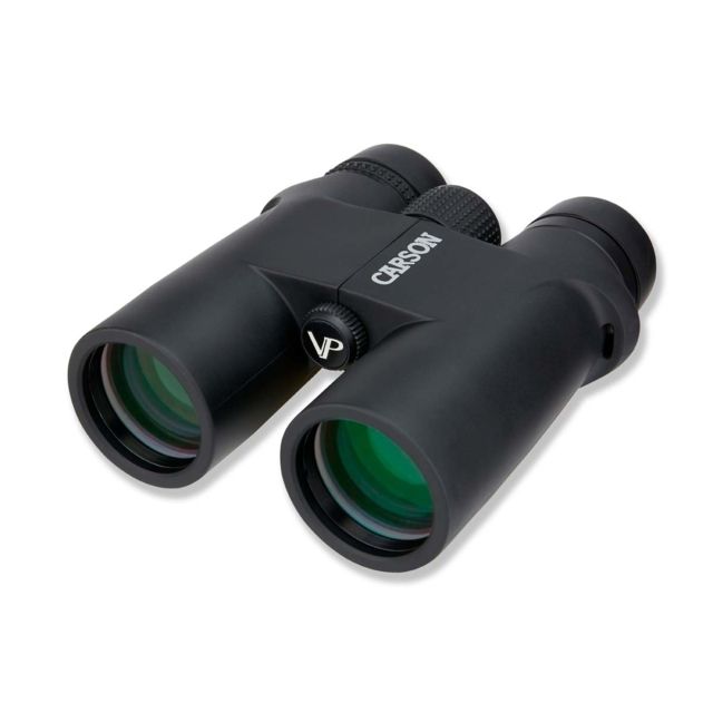 Carson VP Series 10x42mm Roof Prism Binoculars Matte Black - Carson