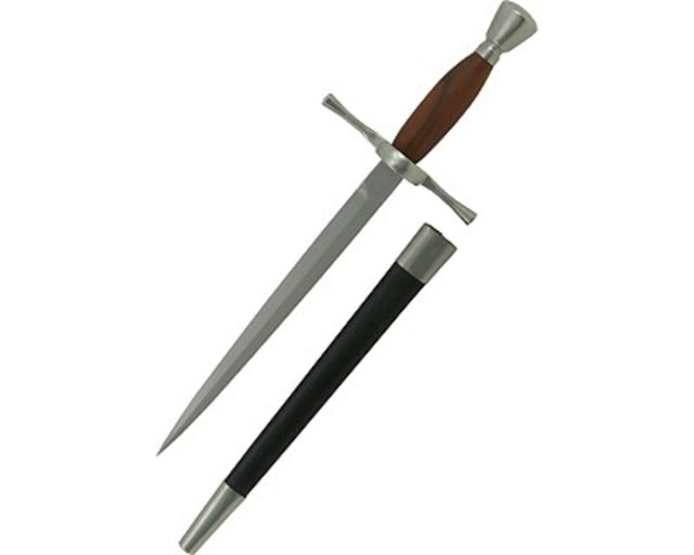 CAS Hanwei Main Gauche 14in. Blade Sword w/ Wood Grip 53677 - Cas Hanwei