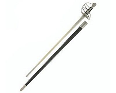 CAS Hanwei Practical BasketHilt Mortuary 30.5in. Blade Sword 53680 - Cas Hanwei