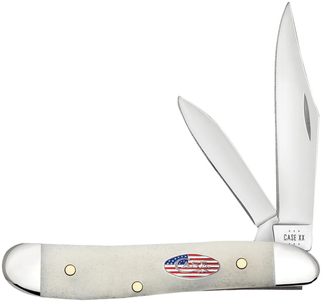 Case  Peanut EDC 2.10/1.53 Folding Clip Point/Pen Plain Mirror Polished - Case