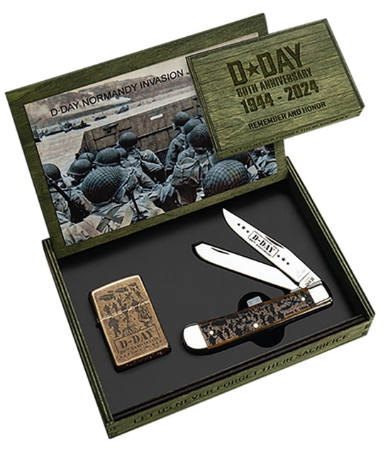 Case D Day 80th Anniversary Box Set Folding Knife - Case