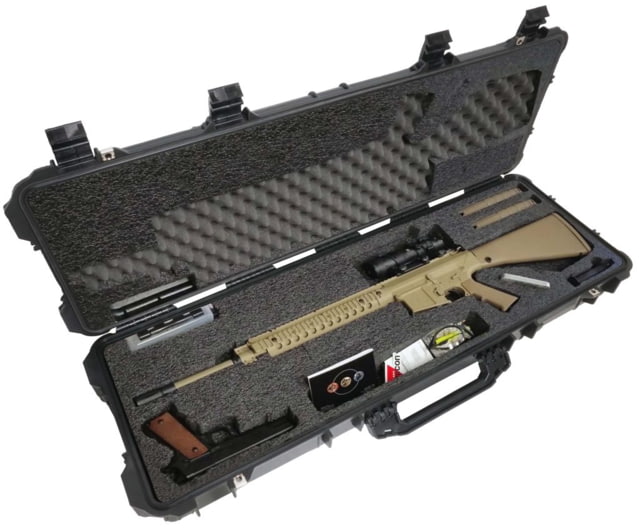 Case Club AR10 Rifle Case Black Medium - Case Club