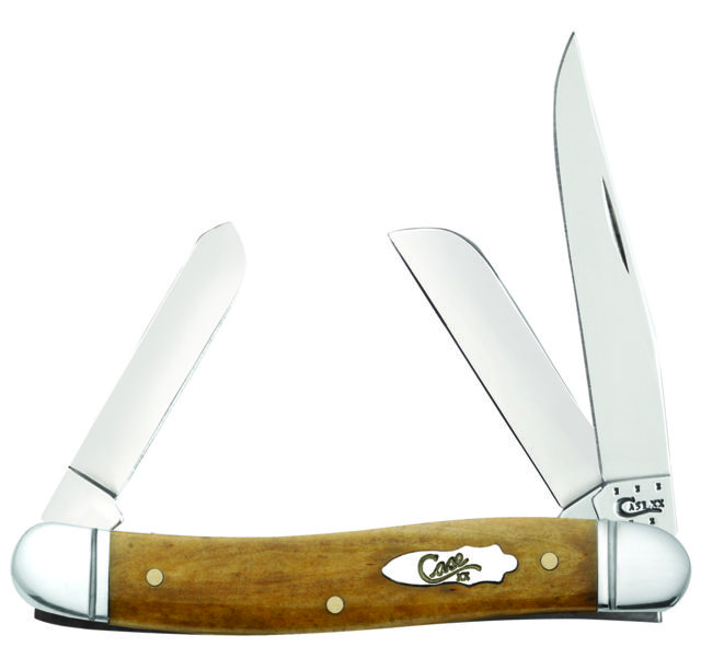 Case Smooth Antique Bone - Medium Stockman Folding Blade 6318 SS - Case