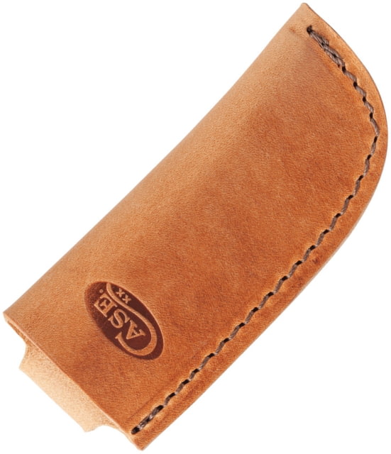 Case Large Leather Sheath Fits 4in Overall Folding Knife Leather Construction Brown Brown - Case