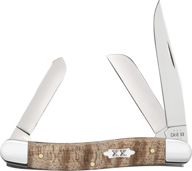 Case Stockman Nat Curly Maple - Case Knives
