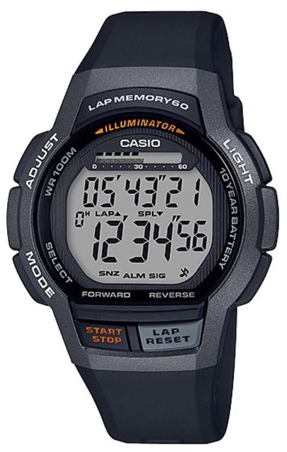 Casio Outdoor Women's  Runner Series Watch Black/Grey
