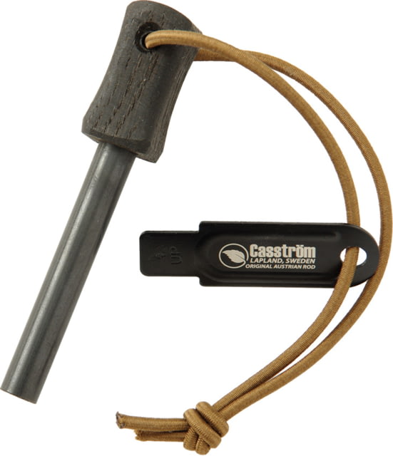 Casstrom Fire Steel Army Bog Oak Firestriker 4in - Casstrom