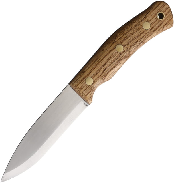 Casstrom No. 10 Oak Forest Knife 8.63in Overall 4in Satin Sleipner Tool Steel Blade Oak Handle Black Kydex Sheath - Casstrom