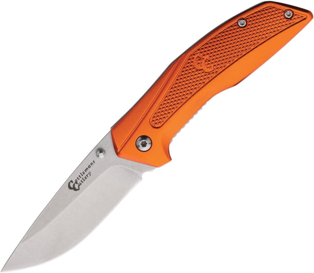 Cattleman'S Cutlery Rotovator Linerlock Orange - Cattleman's Cutlery