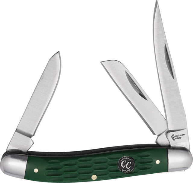 Cattleman'S Cutlery Stockman Green Delrin - Cattleman's Cutlery