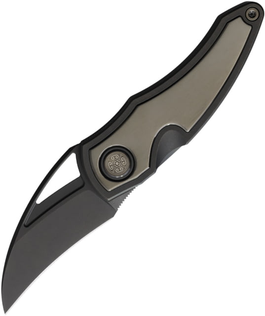 Cavol Knives Krasu Framelock Black CVL - Cavol Knives