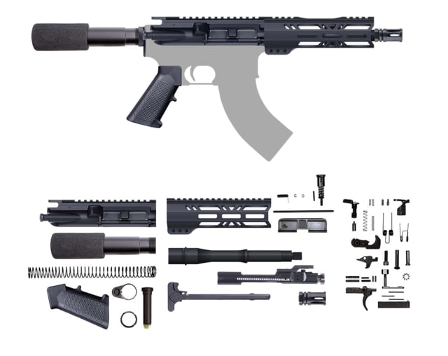 CBC Industries Unassembled AR-15 Pistol Kit 7.5 in 7.62X39 Black - Cbc Industries