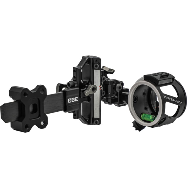 CBE Trek Pro Vertical Pin Sight .019in Left Hand 2 Pin Black - Cbe
