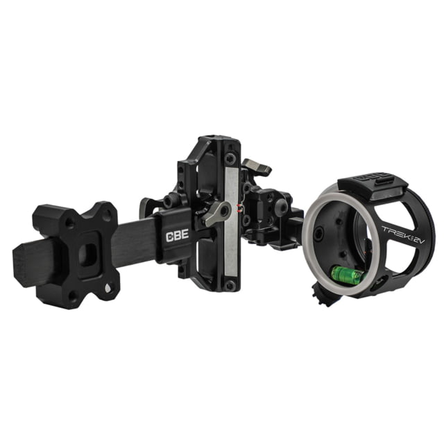CBE Trek Pro Vertical Pin Sight .010in Left Hand 2 Pin Black - Cbe