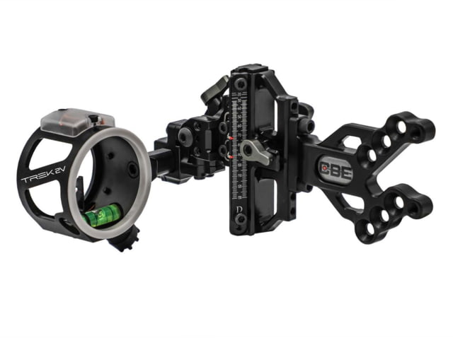 CBE Trek Vertical Pin Sight .010in Left Hand 2 Pin Black - Cbe