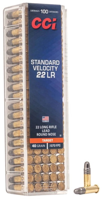  Ammunition Standard Velocity .22 Long Rifle 40 Grain Lead Round Nose Rimfire 5000 Round Ammo