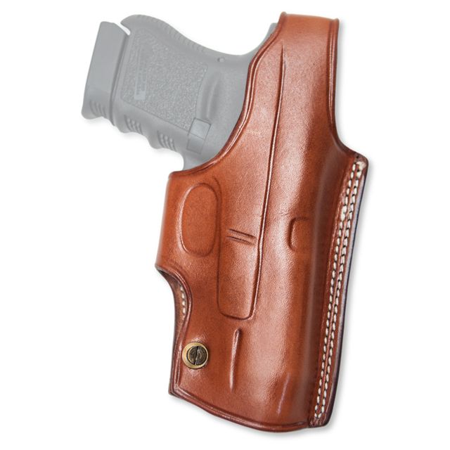 Cebeci Arms Leather 4-Way Holsters Glock 26 27 Left Tan - Cebeci Arms