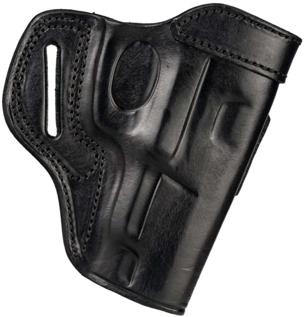 Cebeci Arms Leather Belt Reinforced Combat Grip Holsters Glock 26 27 Left Black - Cebeci Arms