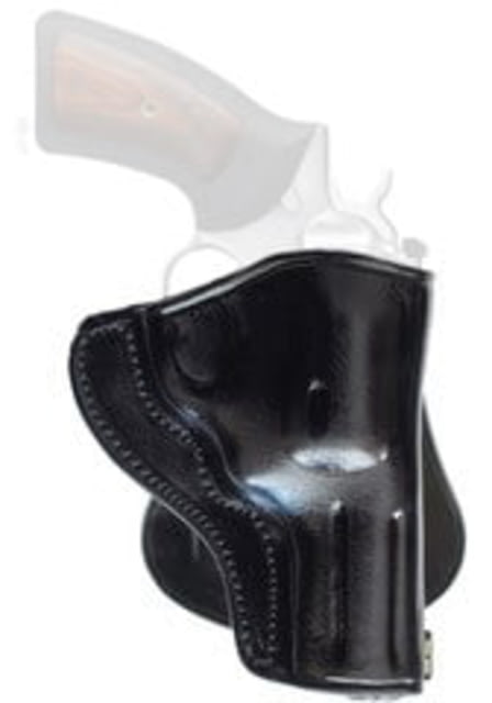 Cebeci Arms Leather Combat Grip Paddle Holsters Single Action Revolvers 5.5in Right Black - Cebeci Arms