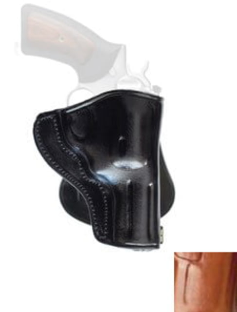 Cebeci Arms Leather Combat Grip Paddle Holsters Single Action Revolvers 6.5in Left Tan - Cebeci Arms