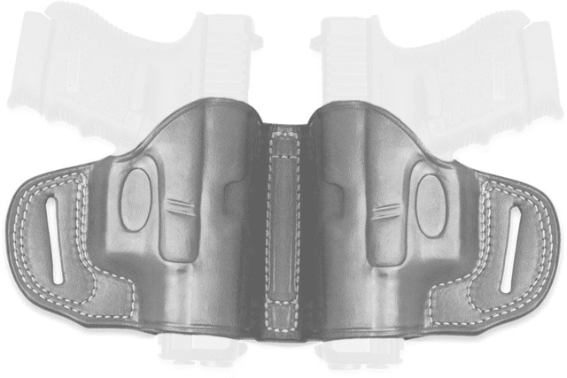 Cebeci Arms Leather Dual Holsters Canik TP9 Ambi Black - Cebeci Arms
