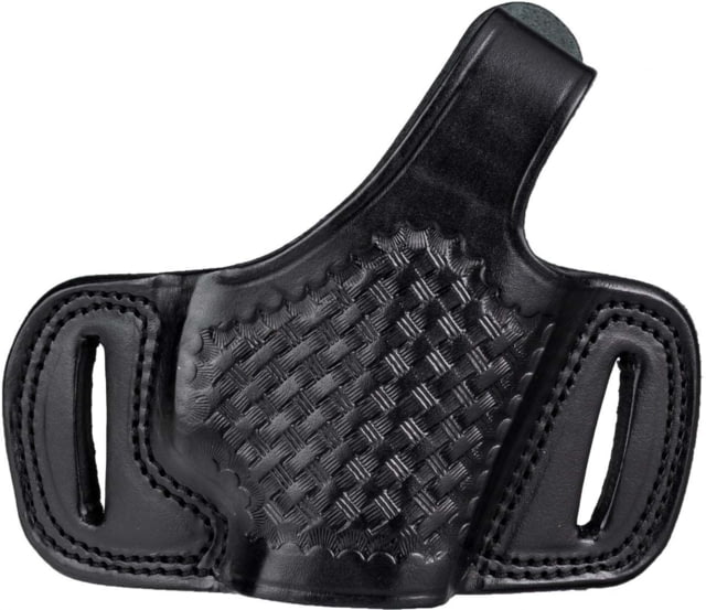 Cebeci Arms Leather Half Pancake B.weave Holsters Glock 26 27 Right Black - Cebeci Arms