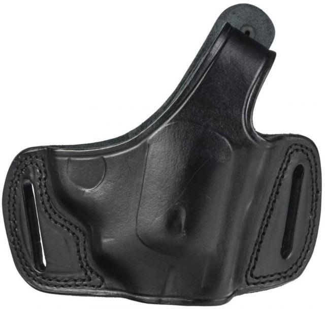 Cebeci Arms Leather Half Pancake Holsters Canik TP9 Left Black - Cebeci Arms