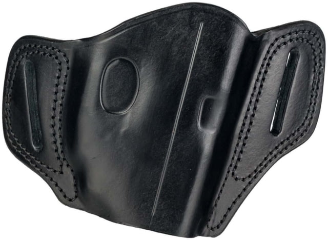 Cebeci Arms Leather Pancake Combat Grip Holsters Glock 26 27 Right Black - Cebeci Arms