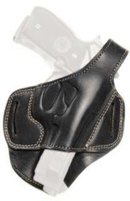 Cebeci Arms Leather Pancake Open Muzzle Holsters Glock 26 27 Left Black - Cebeci Arms