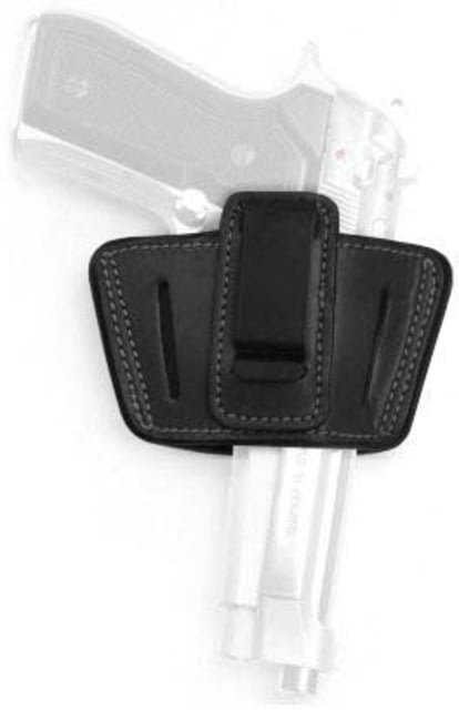Cebeci Arms Leather Slide Holsters w/Clip FRD Big Size One size fits most med-large frame autos and revolvers AMB Black - Cebeci Arms