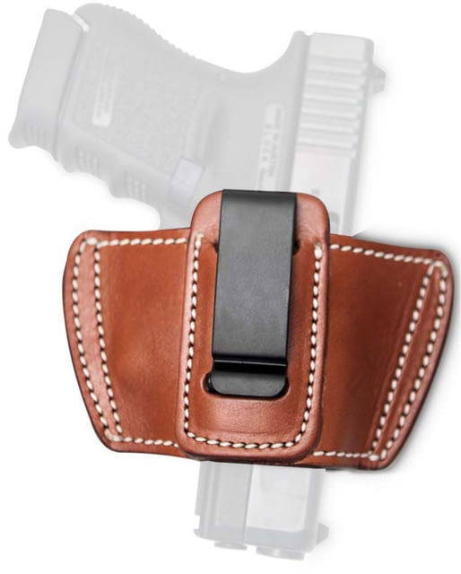 Cebeci Arms Leather Slide Holsters w/Clip FRD Small Size One size fits most small frame autos and revolvers AMB Tan - Cebeci Arms