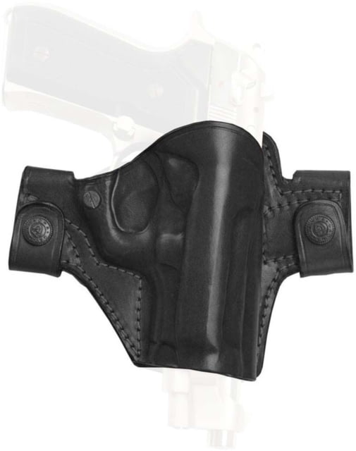 Cebeci Arms Leather Snap Holsters Glock 26 27 Right Black - Cebeci Arms