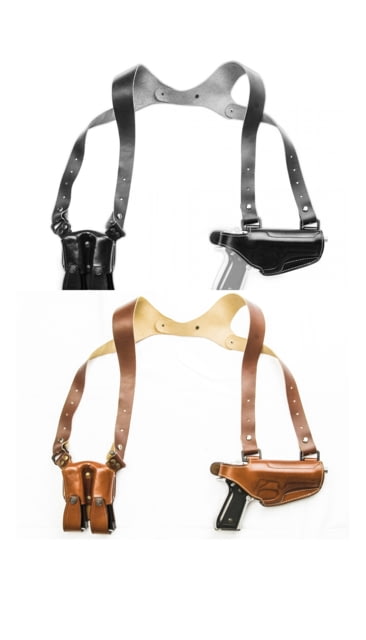 US Cebeci Arms Leather Horizontal Shoulder LHS Holsters, Springfield XD9, XD40 Subcompact 3in, Right, Tan, 21020RT42 Tech Data