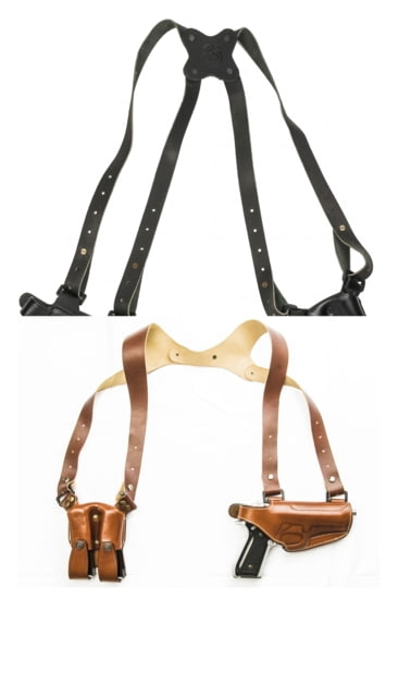 Cebeci Arms Leather Horizontal Shoulder LHS Holsters, TaurUSA Millennium Pro, Right, Black, 21020RB49 by USA Cebeci Arms Shoulder Holsters