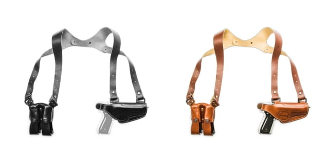 Cebeci Arms Leather Horizontal Shoulder LHS Holsters, Walther P22, Right, Tan, 21020RT45 by USA Cebeci Arms Shoulder Holsters