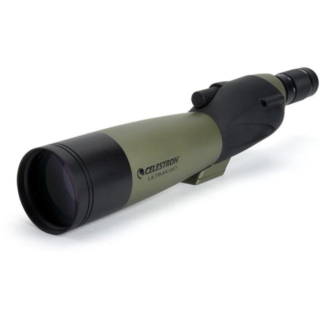 Celestron Ultima 80 Spotting Scope Straight 20-60x80 Zoom Matte - Celestron